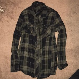 Army green flannel